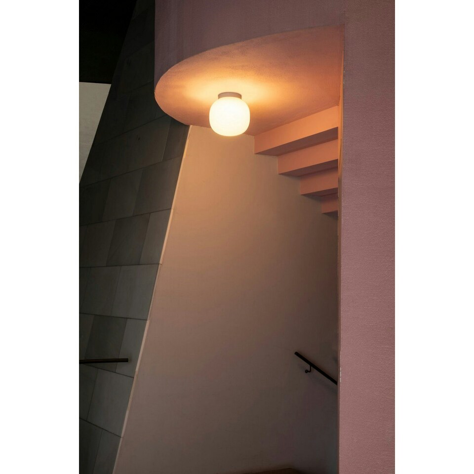 image 1 of Amelia Bathroom Ceiling Light Matt White IP44