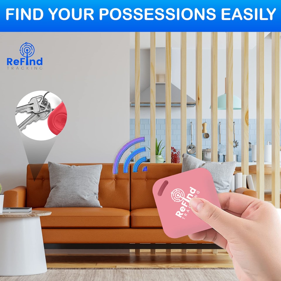 image 1 of R4 Smart Tracker for Android & iPhone Bluetooth 5.0 Samsung GPS AirTag