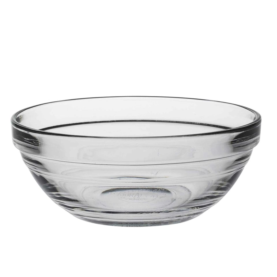 image 1 of Duralex Lys Stacking Glass Cooking / Ingredients / Food Bowl - 12cm Clear