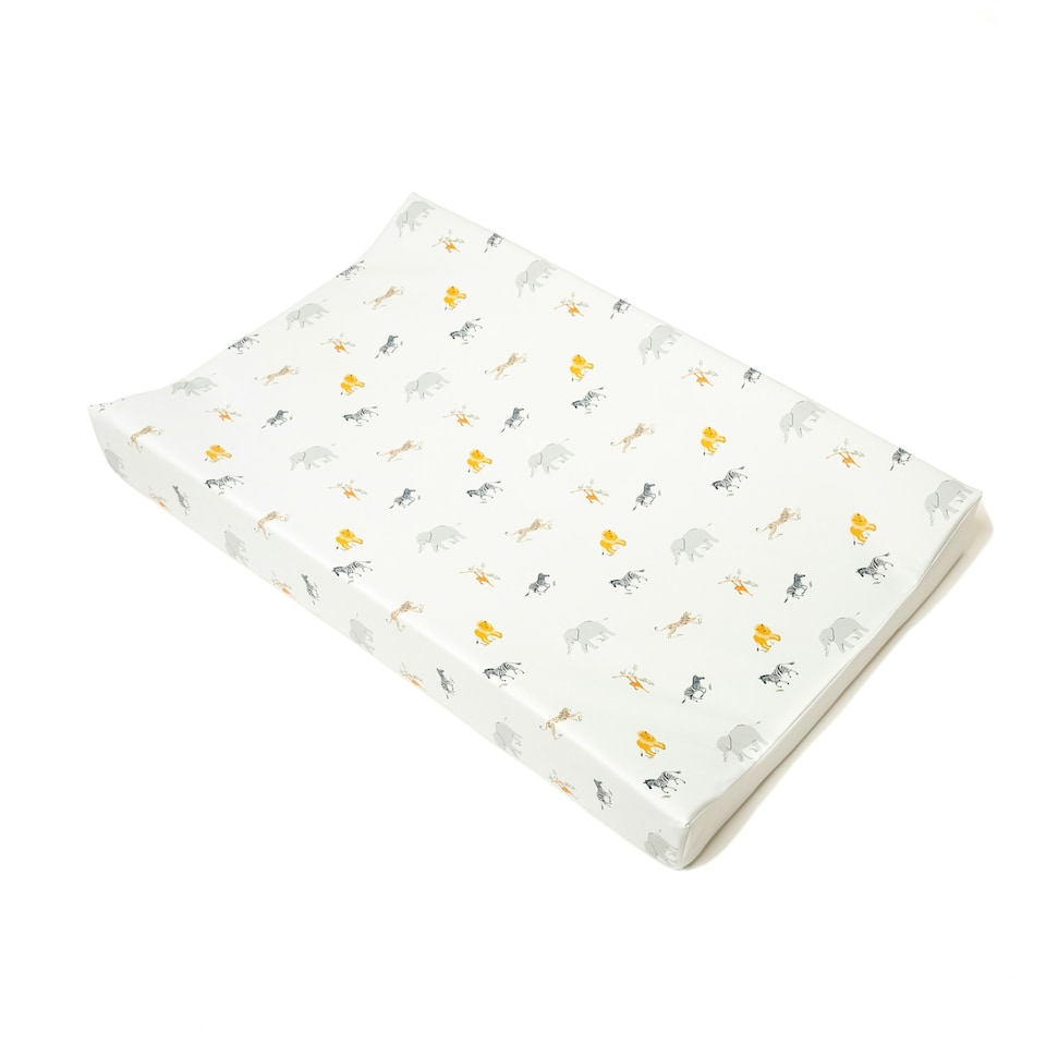 image 1 of Clair de Lune Jungle Dream Changing Mat Anti-Roll Wedge