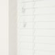 image 2 of 180cm Ultra White Smooth Finish Faux Wood Venetian Blinds with Strings  (120cm Drop) | White | White