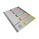 image 3 of A4 5 Part Polypropylene Dividers with Reinforced Index Cover