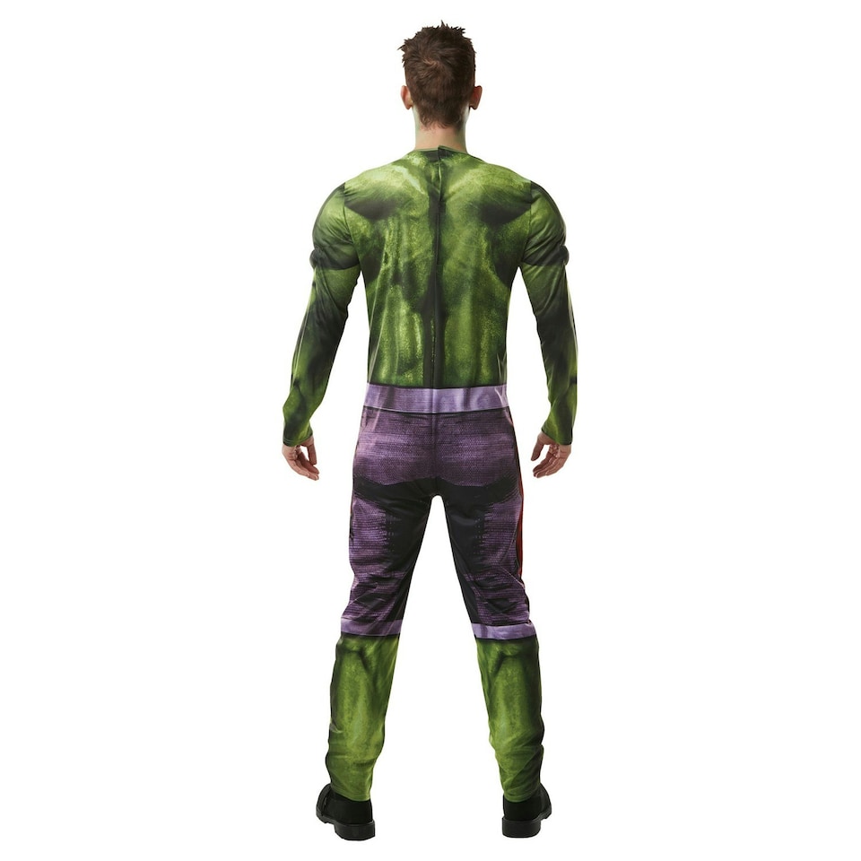 image 1 of Hulk Mens Deluxe Costume - Green/Purple - XL XL