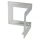 image 4 of Stainless Steel Wall Shelf with Double Metal Brackets - 60x23.5cm | Grey | 3
