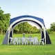 image 2 of Outsunny Outdoor Gazebo Event Dome Shelter Party Tent for Garden