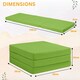 image 2 of Tri Fold Fold Out Z Bed Futon Sofa Chair Mattress