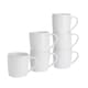 image 1 of Argon Tableware Coloured Coffee Mugs - 350ml - White - Pack of 6 | White | White | 6