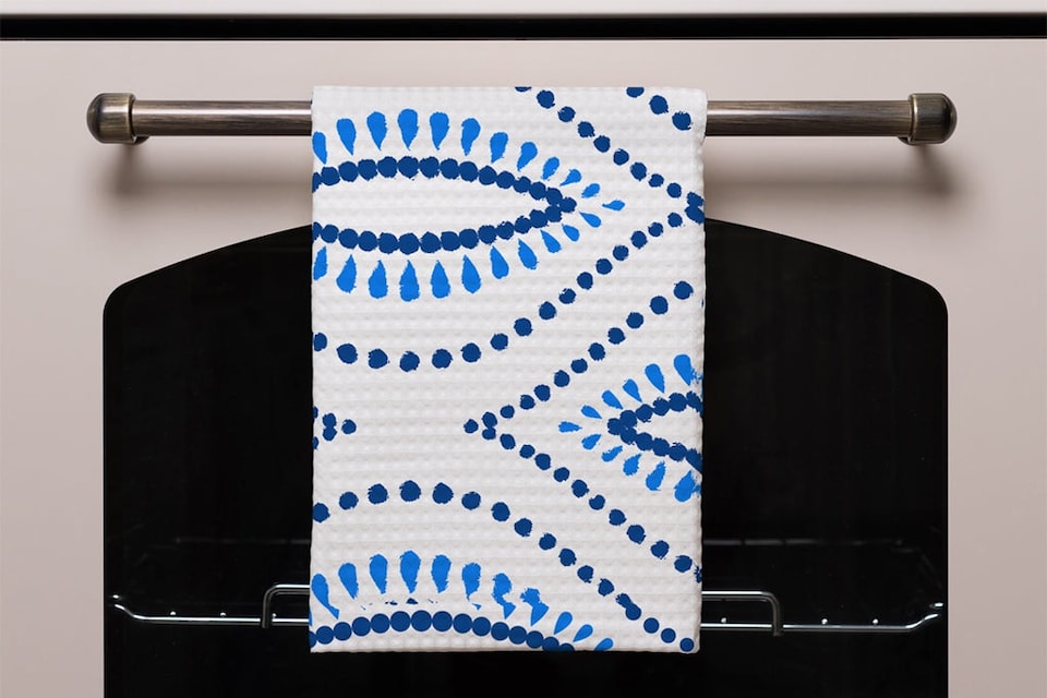 image 1 of Seamless boho Intricate ogee (Kitchen Towel)