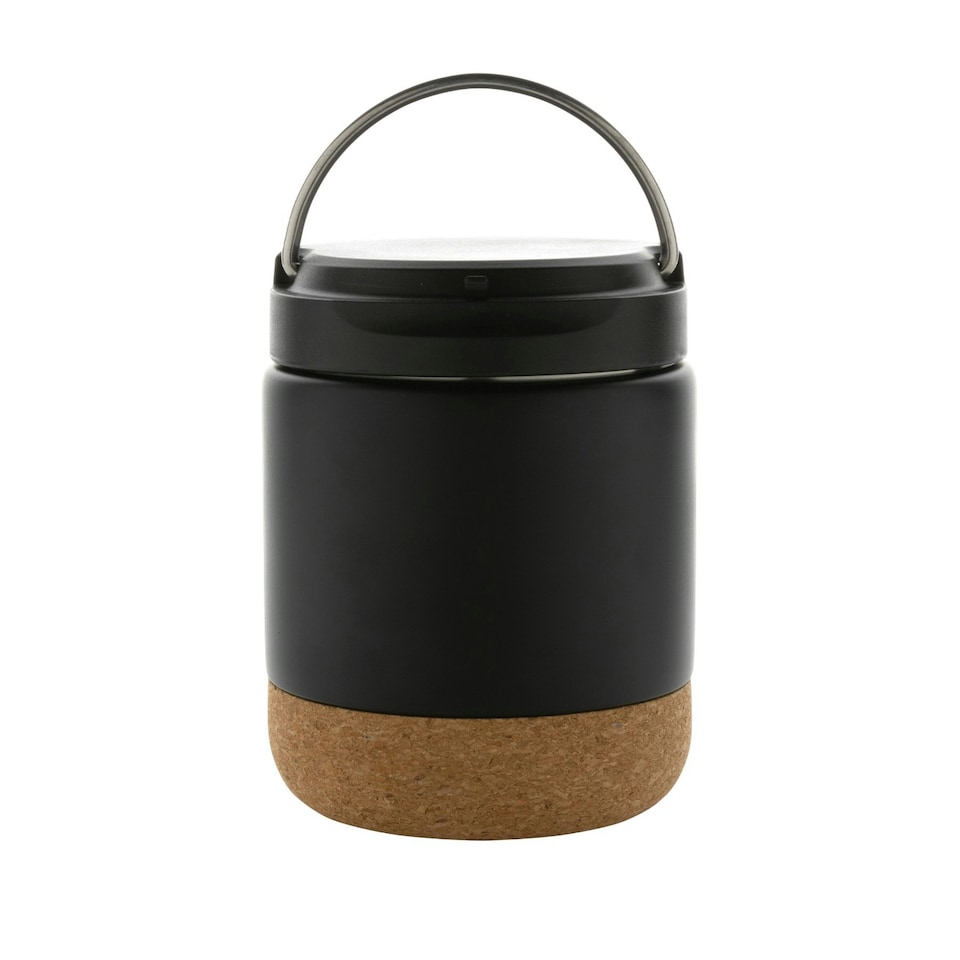 image 1 of XD Collection Savory Recycled Stainless Steel 400ml Food Flask - Black - One Size