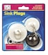 image 6 of Bathroom & Kitchen Rubber Sink Plugs - 3 Pack Fits Most Plugs