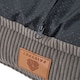 image 6 of Living and Home Washable Bolster Pet Bed with Removable Cover for Cats & Dog | Multi | Grey | M