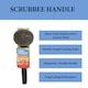 image 4 of Dishmatic Scrubbee Handle with 6 General Purpose Refills and I-Stand Fillable Washing Up Brush Set for Cleaning