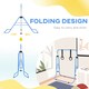 image 5 of HOMCOM Adjustable Height Foldable Kids Gymnastics Bar, Blue