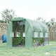 image 10 of Outsunny 3 x 2 x 2m Polytunnel Green House w/ UV-resistant PE Cover, Green