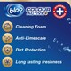 image 2 of Bloo Colour Active Anti-Limescale Odour Stop Bleach Toilet Rim Block, 50g - 6 PK