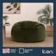 image 5 of Kingston Classic Velvet Bean Bag Chair Olive Green Bean Bags | Green | Olive Green | 1