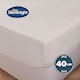 image 2 of Silentnight Pure Cotton Fitted Sheet, Extra Deep, 40 cm, Cream, Super King