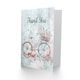 image 2 of Vintage Bicycle Flower Basket Light Watercolour Thank You Card