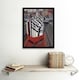 image 2 of Wadsworth Dazzle-Ships Liverpool Drydock 12x16" Framed Wall Art Print