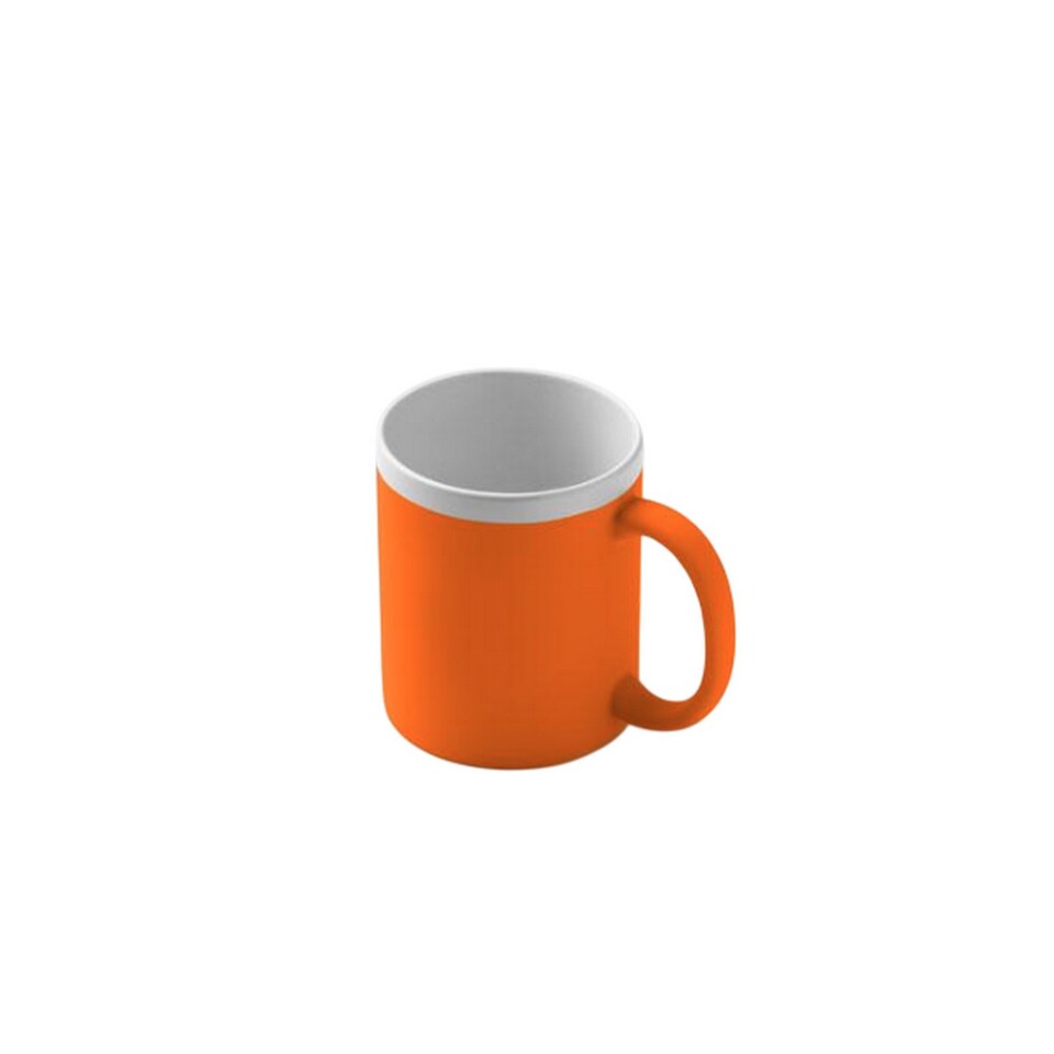 image 1 of MidOcean Mugiva 300ml Mug | Orange | Neon Orange | One Size | 1