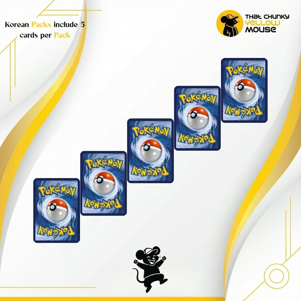 image 1 of Pokemon Cards Glory of Team Rocket Booster Bundle x 5 Pokemon Packs Korean Destined Rivals - TCYM Import