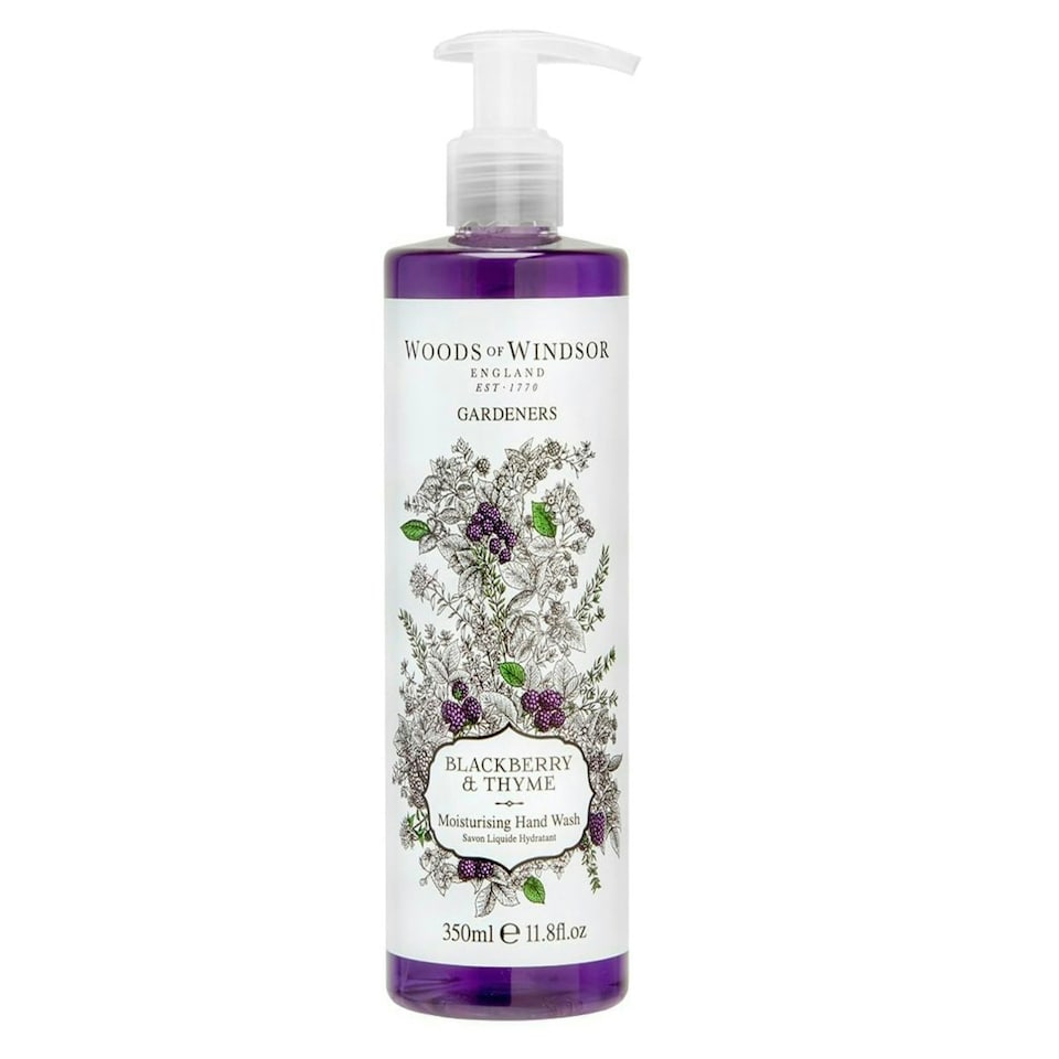 image 1 of Woods of Windsor Hand Wash Blackberry and Thyme 350ml