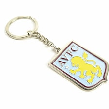 Aston Villa FC Crest Keyring - Blue/Yellow - One Size