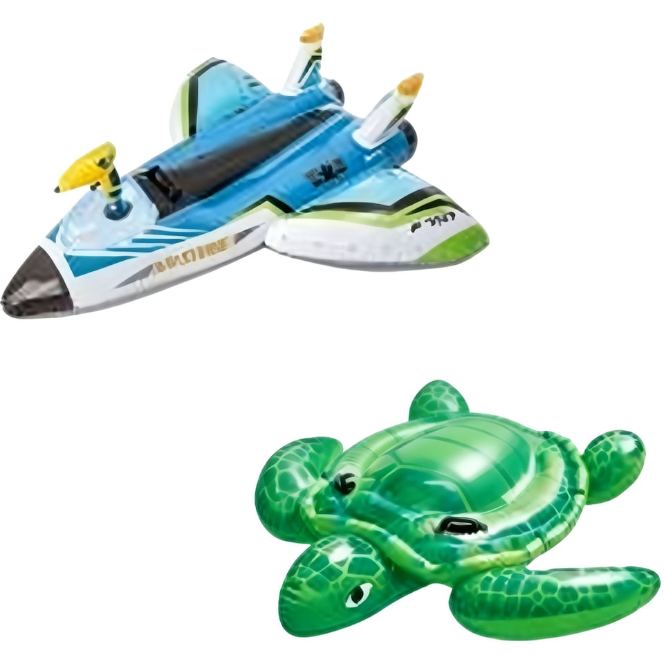 image 1 of Intex Water Gun Plane and Lil Sea Turtle  Ride-On - Multicoloured | Multi