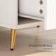 image 5 of HOMCOM Bedside Table with 2 Drawers for Bedroom, Living Room, White