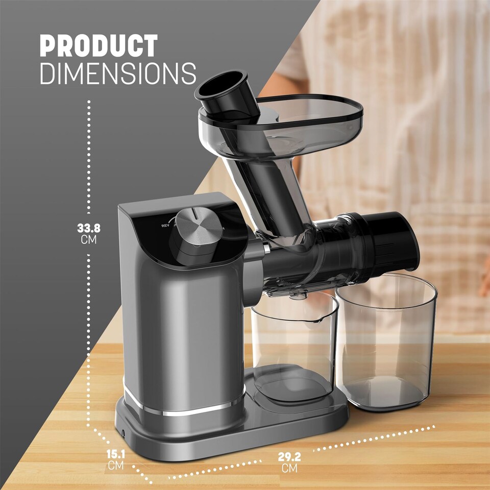 image 1 of Keplin Cold Press Slow Masticating Juicer 150W with 7 Stage Auger