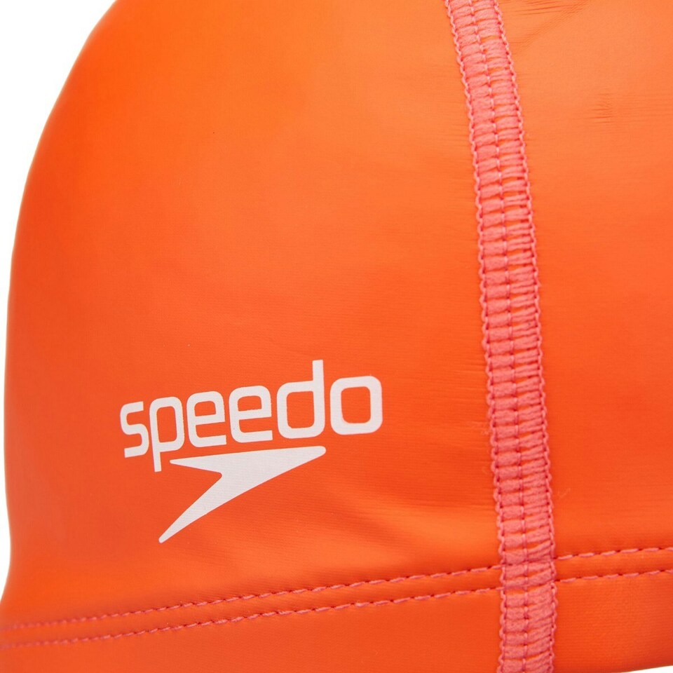 image 1 of Speedo Unisex Adult Pace Swim Cap - Orange - One Size