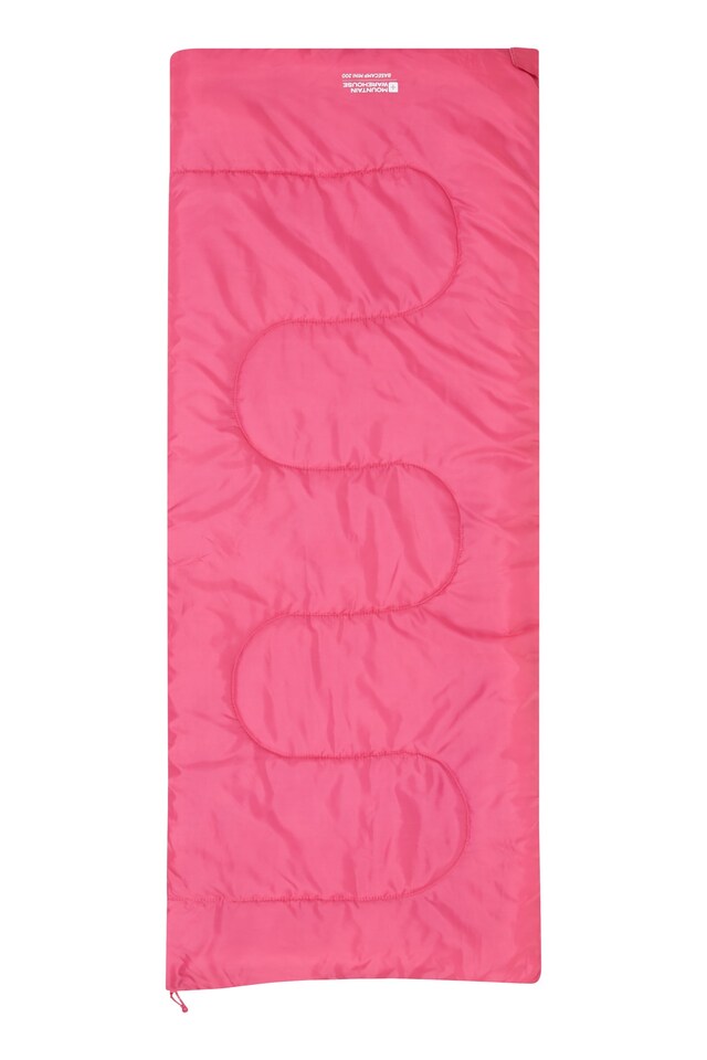 image 1 of Mountain Warehouse Basecamp 200 Kids Sleeping Bag Insulated 1-2 Season Camping Bed