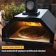 image 2 of Haven Outdoor Wood Fired Pizza Oven with Pizza Stone, Pizza Paddle & Rain Cover