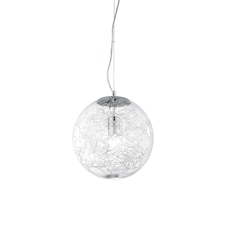 Mapa Max 1 Light Small Globe Ceiling Pendant Chrome, E27