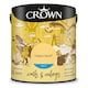 image 1 of Crown Walls & Ceilings Matt 2.5L Happy Daze