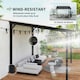 image 5 of 3 x 3(m) Pergola Kit Gazebo with UPF 50+ and Waterproof Polycarbonate Roof
