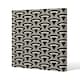 image 1 of Geometric Arches (Canvas Print) 101 x 101 x 4cm