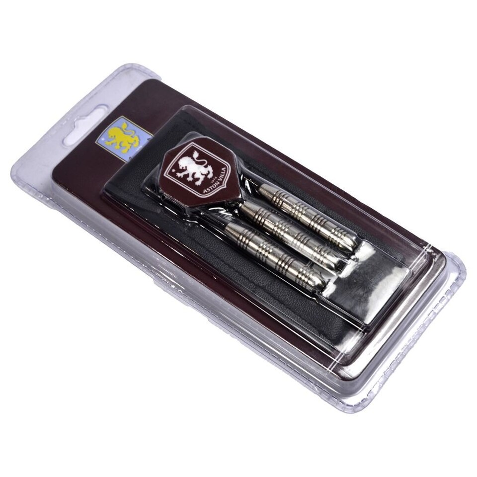image 1 of Aston Villa FC Dart Flights Set (Pack of 3) | Black | Black | One Size | 1