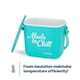 image 4 of LIVIVO Cool Box 5L Lightweight Portable Foam Insulation Carrying Strap - Turquoise