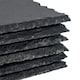 image 4 of Argon Tableware 12 Piece Square Slate Placemats & Coasters Set - Place Mats Coasters Stone Placemats Slate Placemats & Coasters Grey