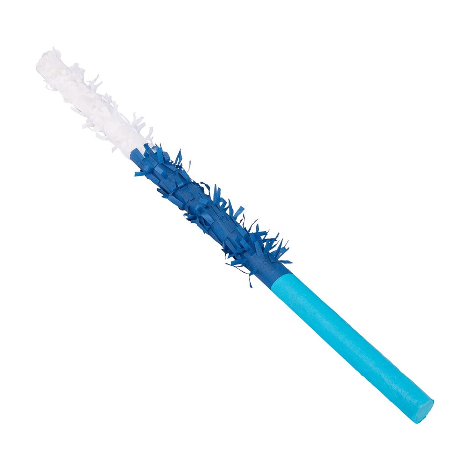 image 1 of Fax Potato 3pc Football Pinata Set with Stick & Blindfold - Blue Stick