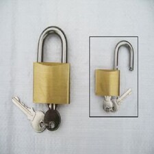 40MM, Brass Padlock With Stainless Steel Shackle - Marine Heavy Duty Multipurpose Security Lock