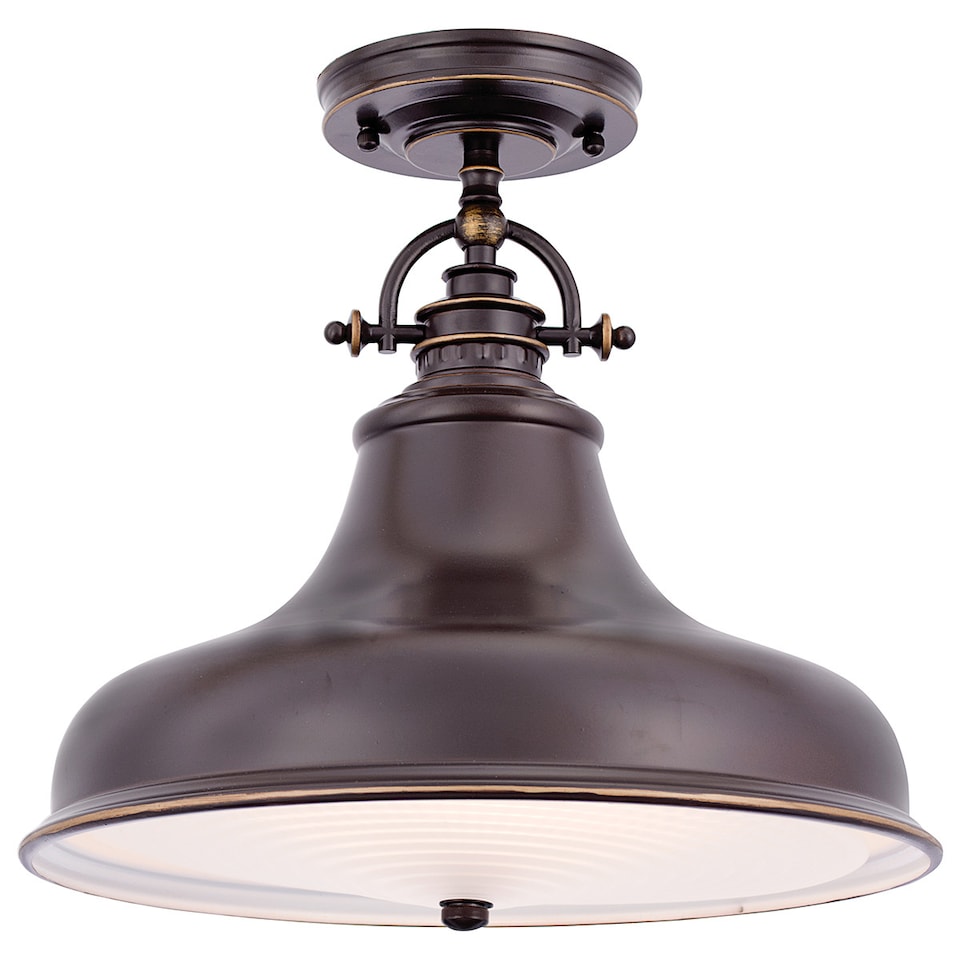 image 1 of Emery 1 Light Dome Ceiling Pendant Palladian Bronze, E27