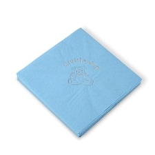 Christening Blue 3 Ply Napkins - 16 Inches / 40cm - Pack of 15