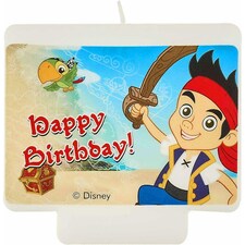 Jake And The Never Land Pirates Yo Ho Happy Birthday Candle - Multicoloured - One Size