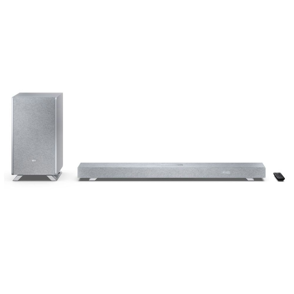 image 1 of SHARP HT-SBW53121(SL) Q 3.1.2 Dolby Atmos / DTS:X Soundbar with Wireless Subwoofer - Silver
