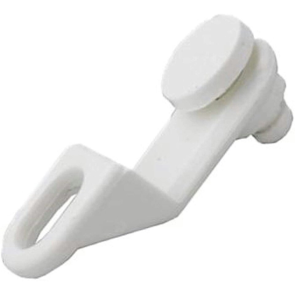 image 1 of Swish Curtain Track Gliders (Pack of 10) - White - 31mm x 10mm