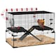 image 1 of PawHut Hamster Cage w/ Tunnels, Tubes, Ramps, Platforms, Hut, 78.5 x 48.5 x 57cm