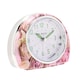 image 2 of Wm.Widdop Quartz Alarm Clock - Pink Rose Design L/S/C Pink