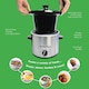 image 8 of Hamilton Beach 'The Mighty Mini' 1.8L Silver Slow Cooker